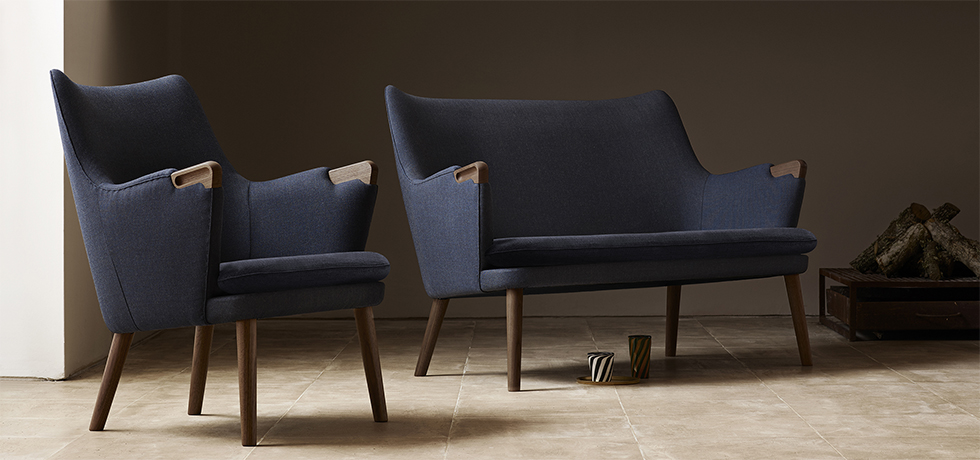 Carl Hansen - CH71 and 72. Designed by Hans J. Wegner