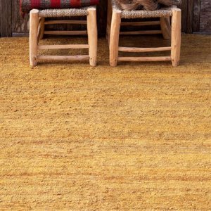 Earth ochre nanimarquina rug