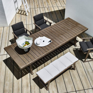 Gio outdoor dining table B&B italia