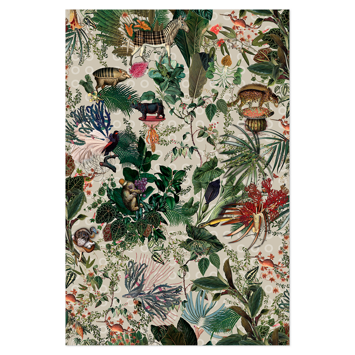 moooi extinct animals rug