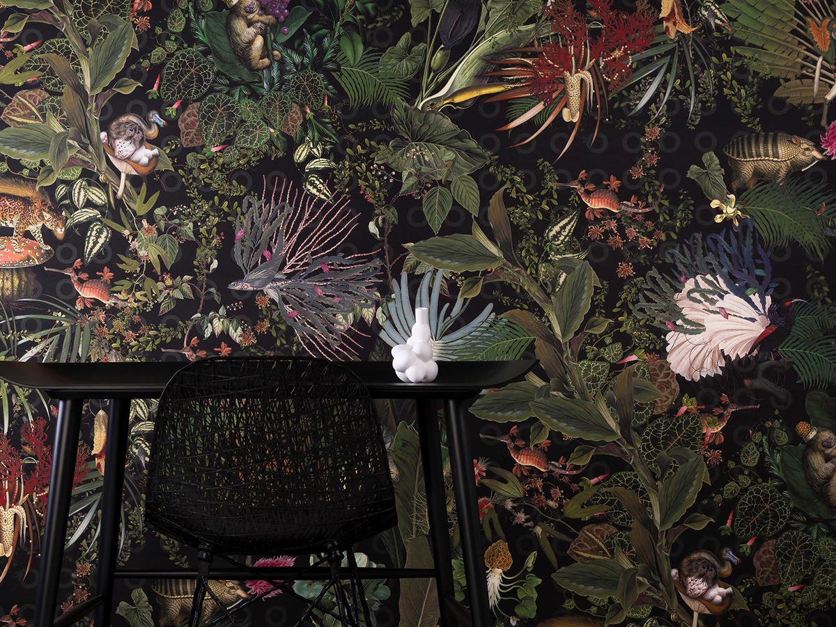 Extinct Anilmals Wallcovering Moooi