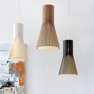 wooden pendant lights